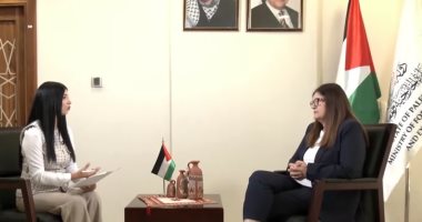 وزيرة الخارجية الفلسطينية: شعوب العالم منتفضة خلف الحق والقانون