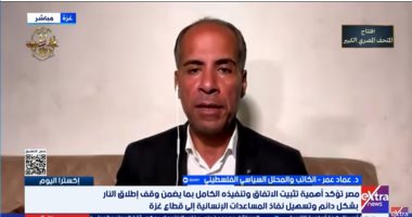محلل فلسطينى: مصر حريصة على بقاء القضية حاضرة وإنهاء العدوان