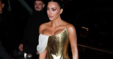 فستان قديم.. كيم كارداشيان ترتدى فى عيد ميلادها فستانا من 28 سنة