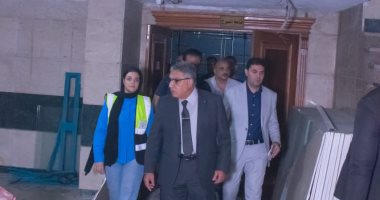 محافظ الدقهلية يتفقد أعمال تطوير مسرح أم كلثوم بقصر ثقافة المنصورة