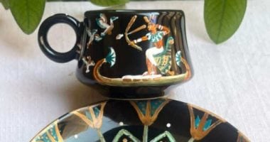 مجات برسوم فرعونية تحمل بصمة مهندسة عاشقة للحضارة المصرية.. صور