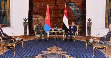 رئيس إريتريا يعرب عن تقديره للرئيس السيسى فى ترسيخ دعائم الاستقرار