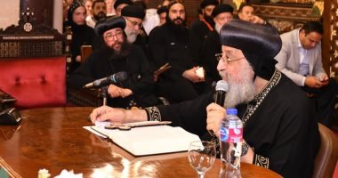 البابا تواضروس: استقبال الرئيس السيسى لوفد مجلس الكنائس العالمى تكريم من الدولة