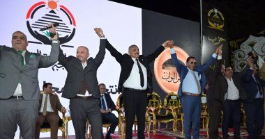 الآلاف يحتشدون دعمًا للمرشح علاء العمدة بالدائرة الرابعة بالفيوم بمؤتمر لحزب الجبهة الوطنية.. المستشار علاء فؤاد: المعركة الانتخابية معركة وعى ووطن لا معركة مقاعد.. واللواء عصام الرتمى: نخوض معركة بناء الوطن