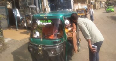 رئيس مدينة منوف يشن حملة لضبط مركبات التوكتوك الممنوعة من السير