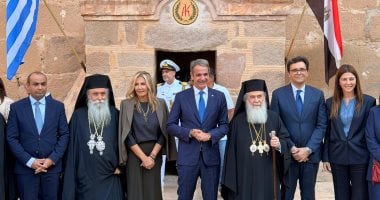 وزير الثقافة يشارك فى مراسم تنصيب مطران ورئيس دير سانت كاترين الجديد