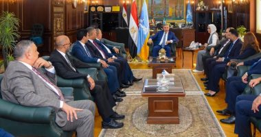 محافظ الإسكندرية يلتقى أعضاء مجلس الشيوخ لبحث الملفات الخدمية والتنموية