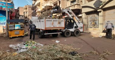 رفع 200 طن مخلفات من شوارع دسوق ورش وتطهير الميدان عقب انتهاء مولد الدسوقى