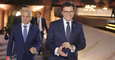 أحمد فؤاد هنو وممدوح الدماطى يشاركان فى حفل افتتاح المتحف المصرى الكبير