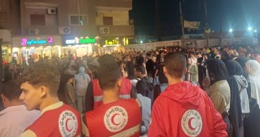 الهلال الأحمر المصرى ينتشر لتأمين تجمعات عرض افتتاح المتحف المصرى الكبير