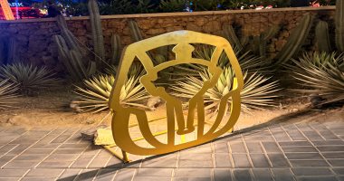 مفتاح وقناع الحياة.. رموز فرعونية تزين طريق المحور تزامنا مع افتتاح المتحف الكبير.. صور 