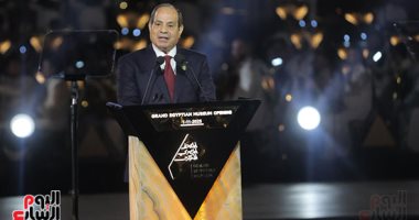الرئيس السيسى: مصر القديمة ألهمت شعوب الأرض ومن أرضها انطلقت أنوار الحكمة.. صور 