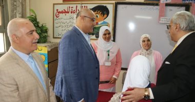 محافظ القليوبية يدشن مبادرة "عيون أطفالنا مستقبلنا" لفحص 456 ألف طالب مجانا