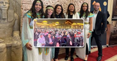 بالأزياء والديكورات الفرعونية.. المصريون حول العالم يحتفلون بافتتاح المتحف الكبير.. أبناء الجالية فى مسقط والعُمانيون يشاهدون الحفل رافعين الأعلام.. وجمهور حفل عمرو دياب فى دبى يتابعون الافتتاح.. صور وفيديو