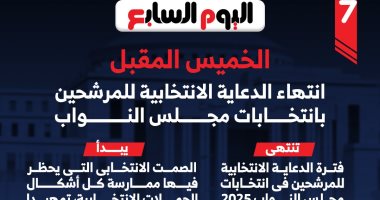 توقف الحملات الانتخابية لمترشحى النواب بالمرحلة الأولى الخميس.. إنفوجراف