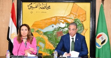 محافظ الفيوم ونائب وزير الاتصالات يبحثان تحويل المحافظة إلى رقمية.. صور