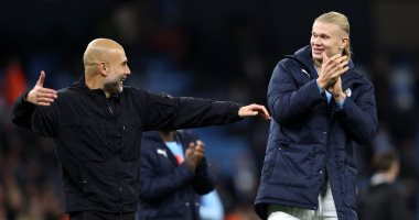 جوارديولا: أتمنى أن يستقبل أرسنال هدفا يوما ما.. وهالاند في مستوى ميسي