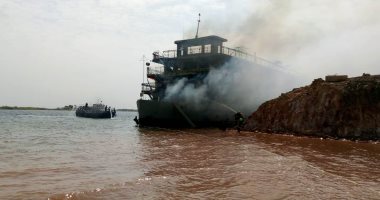 محافظ أسوان: الحماية المدنية تخمد حريقا محدودا بباخرة سياحية أثناء الصيانة