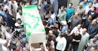 تشيع جنازة عجوز ونجلتها بقرية تلبنت أبشيش فى المنوفية