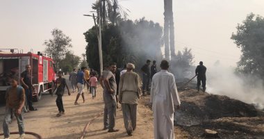 السيطرة على حريق بمنزل وحوش فى قرية الصلعا بمحافظة سوهاج