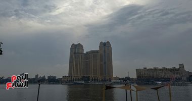 غيوم وأمطار خفيفة على شوارع القاهرة والجيزة 