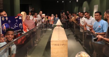 جامعة سوهاج تنظم زيارة للمتحف القومى ضمن مبادرة "تمكين"  