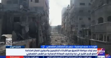 رئيس تيار الاستقلال الفلسطيني: جهود مصر عامل أساسي في لجم العدوان على غزة