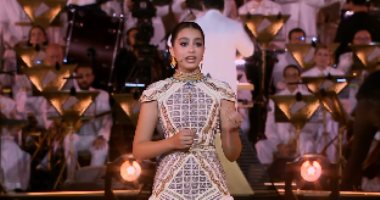 شاهد إبداع ياسمينا العبد فى مقطوعة «المصريون بناؤون» بحفل افتتاح المتحف الكبير