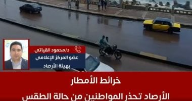 خرجوا الملابس الشتوية.. الأرصاد تحذر المواطنين وتكشف خرائط الأمطار