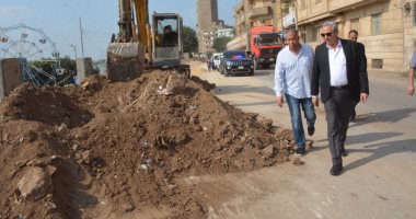 محافظ الغربية يتفقد أعمال النظافة وتطوير كورنيش كفر الزيات