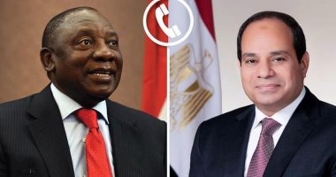 الرئيس السيسي يبحث مع نظيره الجنوب أفريقى هاتفيا مواصلة التعاون المشترك