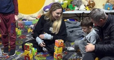 نجمة هوليوود أنجلينا جولي تزور خيرسون في جنوب أوكرانيا