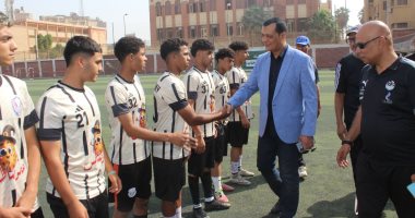 فوز فريق إدارة المنشاة التعليمية ببطولة دورى مدارس سوهاج لكرة القدم.. صور