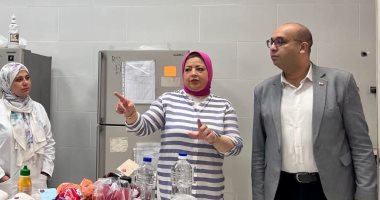 وكيل وزارة الصحة بالإسكندرية يتفقد المعامل الرئيسية 