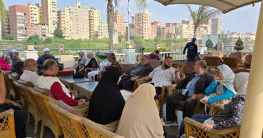 التواجد رفقة كبار السن علي نيل المنصورة