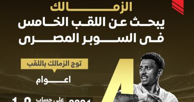 الزمالك يبحث عن اللقب الخامس في السوبر المصري.. إنفوجراف