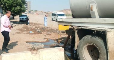 إصلاح عطل مفاجئ بخط المياه المغذى لمحطة جبل تقوق بأسوان