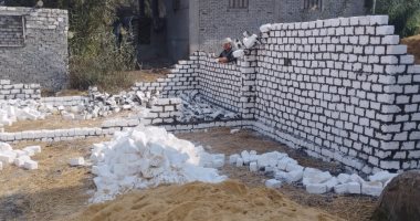 إزالة 3 حالات بناء مخالفة على أملاك الدولة جنوب بورسعيد