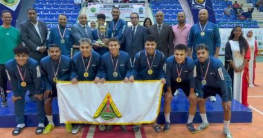 جامعة بنها تفوز بالمركز الأول ببطولة الدورة العربية لخماسيات كرة القدم للجامعات