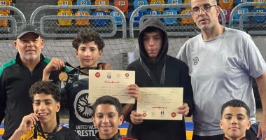 مصارعة المشروع القومي للموهبة بكفر الشيخ تحصد 5 ميداليات فى بطولة الجمهورية