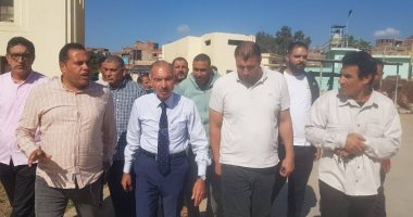 رئيس شركة مياه كفر الشيخ الجديد يتفقد منطقة بدسوق
