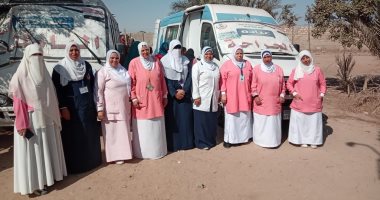 قافلة تُقدم 3000 خدمة طبية مجانية لأهالي قرية التضامن ببنى سويف ضمن "حياة كريمة"