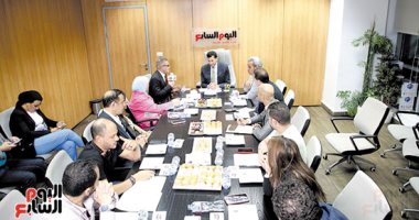 أشرف صبحى وزير الشباب والرياضة فى ندوة «اليوم السابع»: ملف أرض الزمالك فى النيابة ونواجه أزمة التجنيس بكل قوة.. مجلس الزمالك لم يستقل.. ويؤكد: أنا وزير كل الأندية والهيئات الرياضية