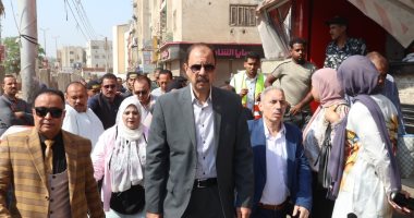 محافظ سوهاج يتفقد أعمال تطوير الحديقة العامة بمدينة ناصر.. صور