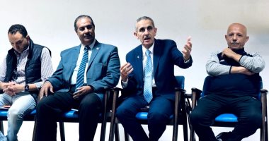  جلسة الدكتور طارق رحمي رئيس النادي الإسماعيلي مع اللاعبين