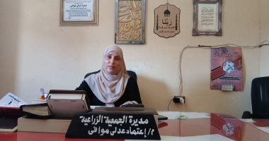 المرأة الحديدية.. "اعتماد" أول سيدة تتولى منصب رئيس جمعية زراعية بقنا.. صور