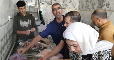 ضبط أغذية غير صالحة للاستهلاك خلال حملة مكبرة فى تمى الأمديد بالدقهلية