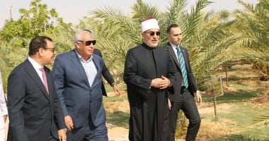 محافظ الوادي الجديد يستقبل فضيلة مفتي الجمهورية