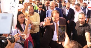 مرشحو حزب الجبهة الوطنية بالجيزة يتفقدون لجان الجيزة لمتابعة سير الانتخابات