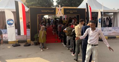 إقبال كثيف من الناخبين على لجان التصويت بالشيخ زايد قبل الراحة